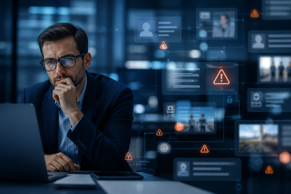 A user protecting identity data from weak knowledge-based security questions.
