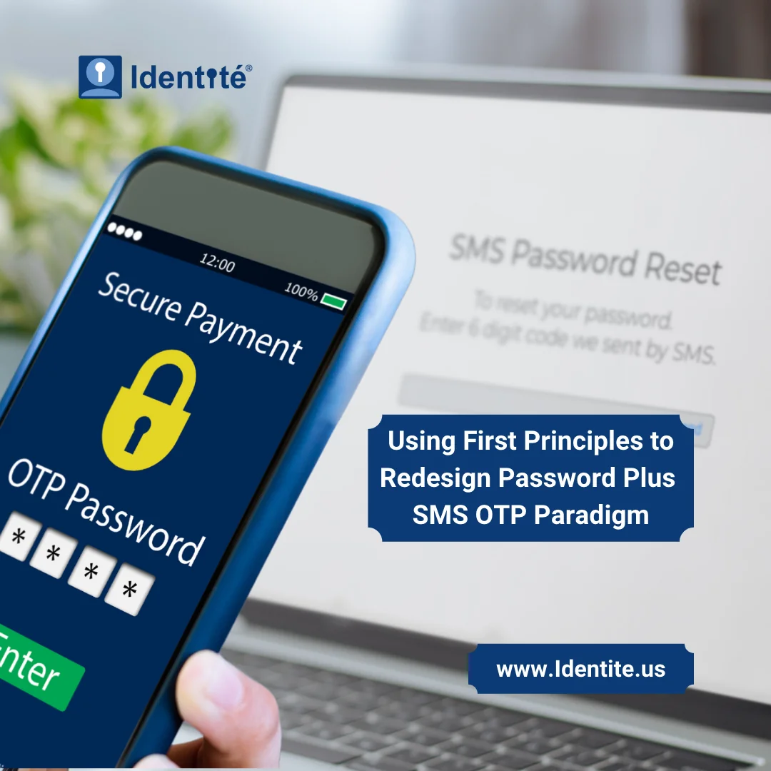Rediseñar la contraseña más SMS OTP @Identite