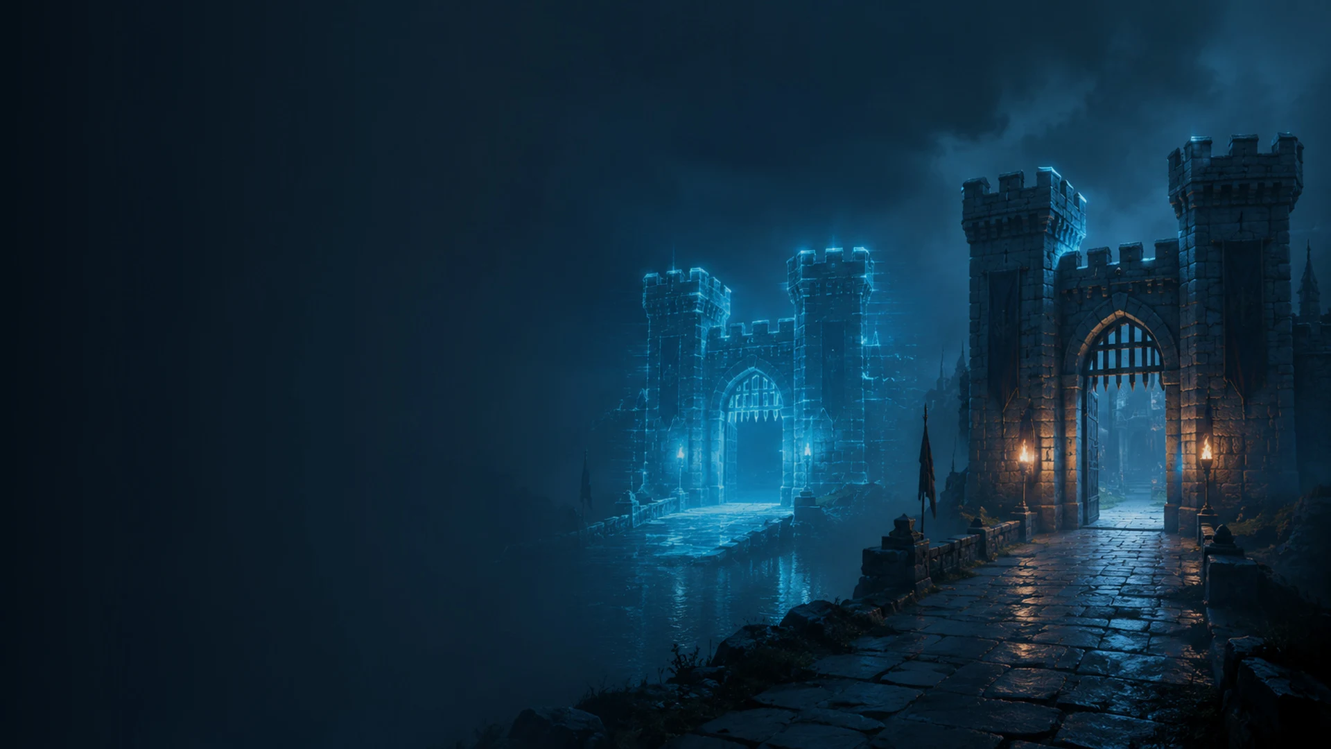 Un verdadero castillo y una imitación