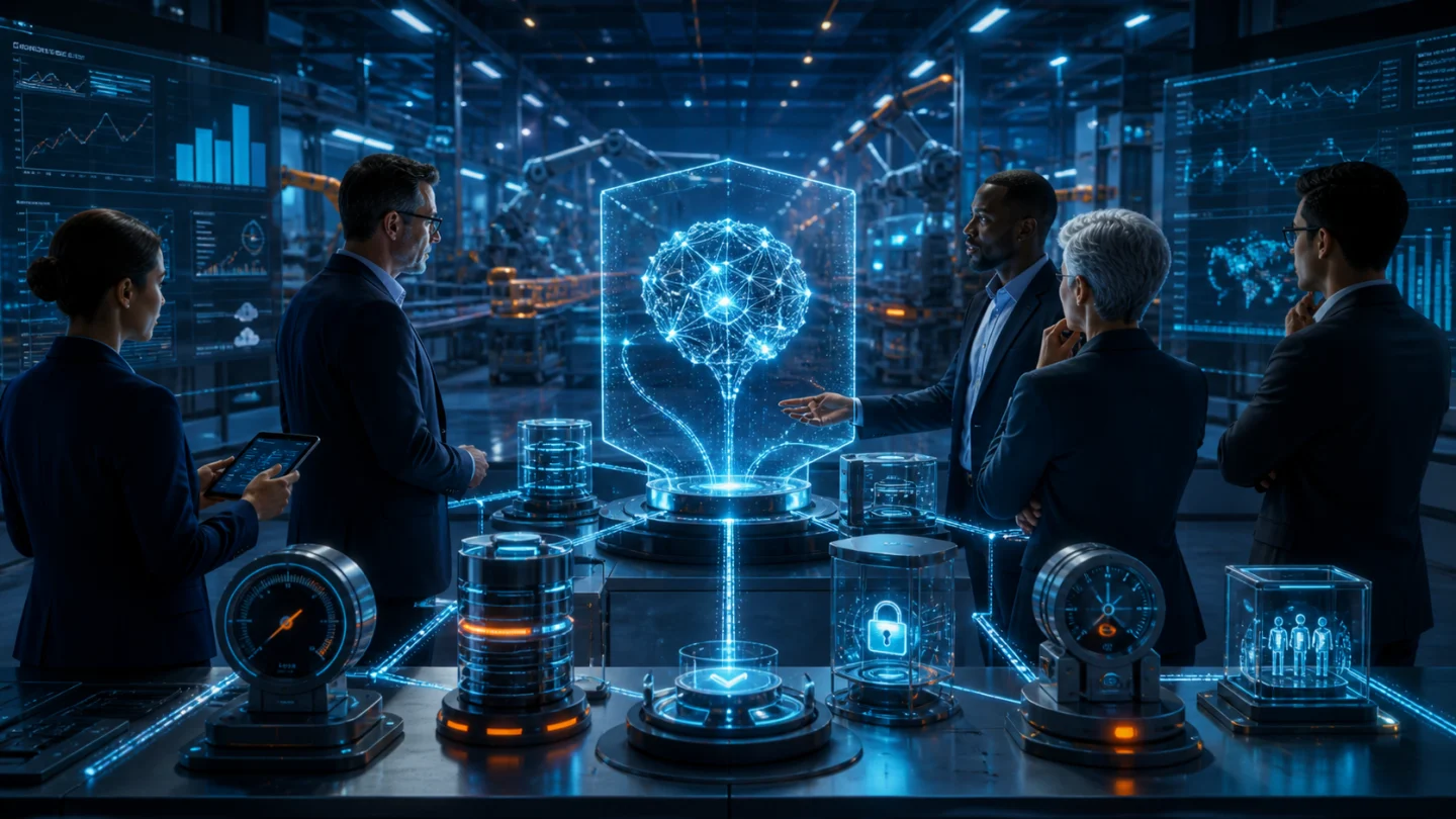 Concepto editorial que ilustra que Enterprise IA ha entrado en su era de prueba